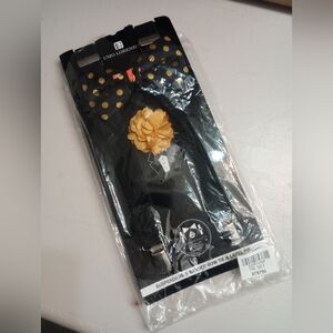 Umo Lorenzo Polka Dot Bow Tie, Suspenders, Label Pin Set NWT